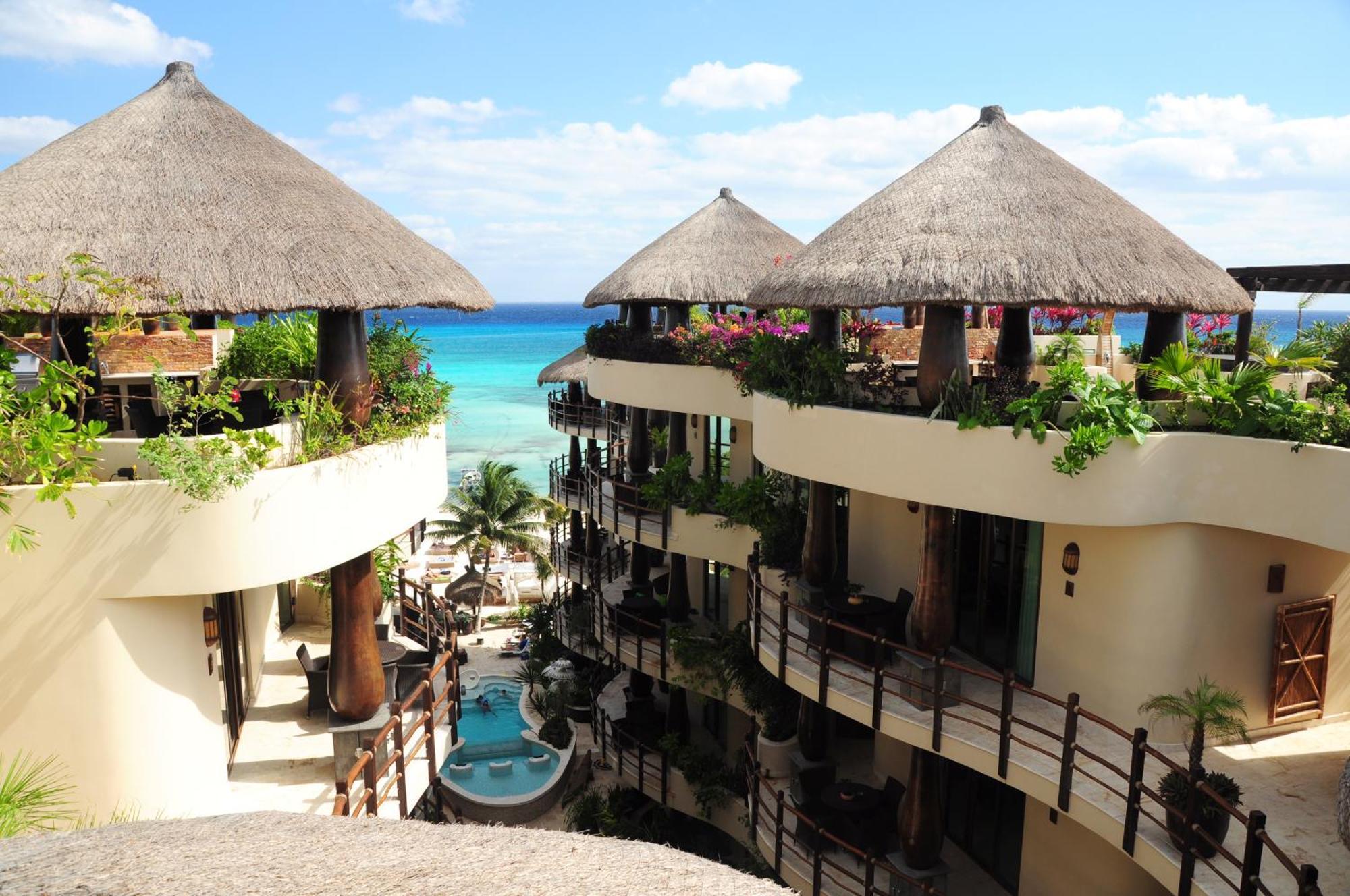 El Taj Oceanfront And Beachside Condo Hotel Playa del Carmen Dış mekan fotoğraf