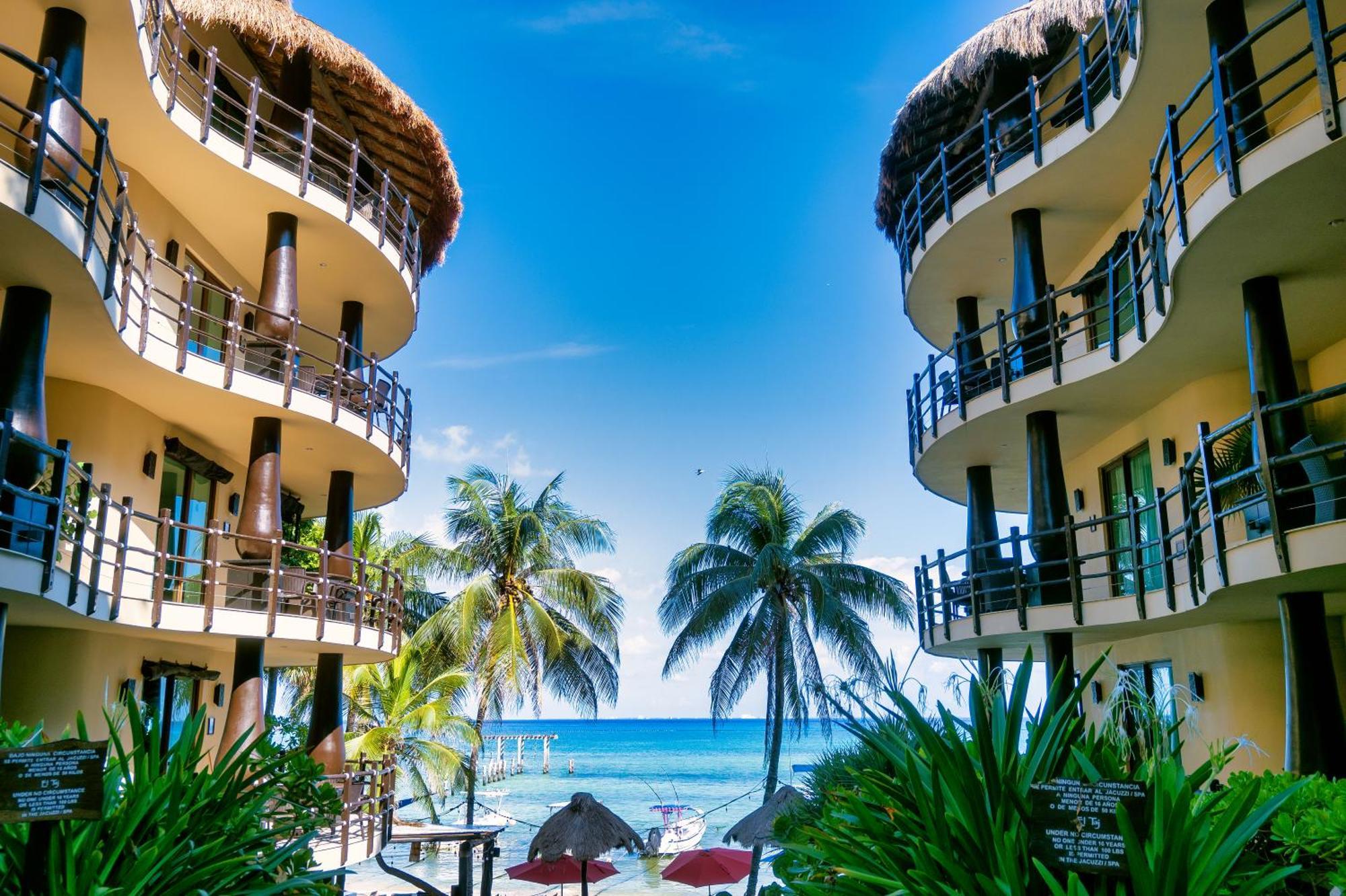 El Taj Oceanfront And Beachside Condo Hotel Playa del Carmen Dış mekan fotoğraf